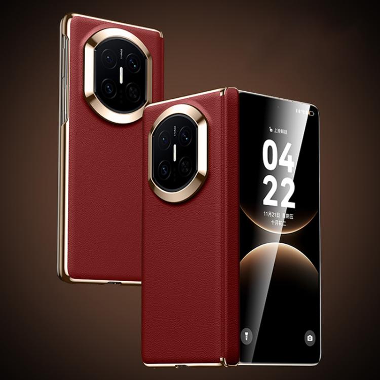 For Huawei Mate X7 Vegan Leather Series Folding Phone Case