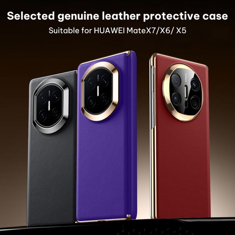 For Huawei Mate X6 Vegan Leather Series Folding Phone Case