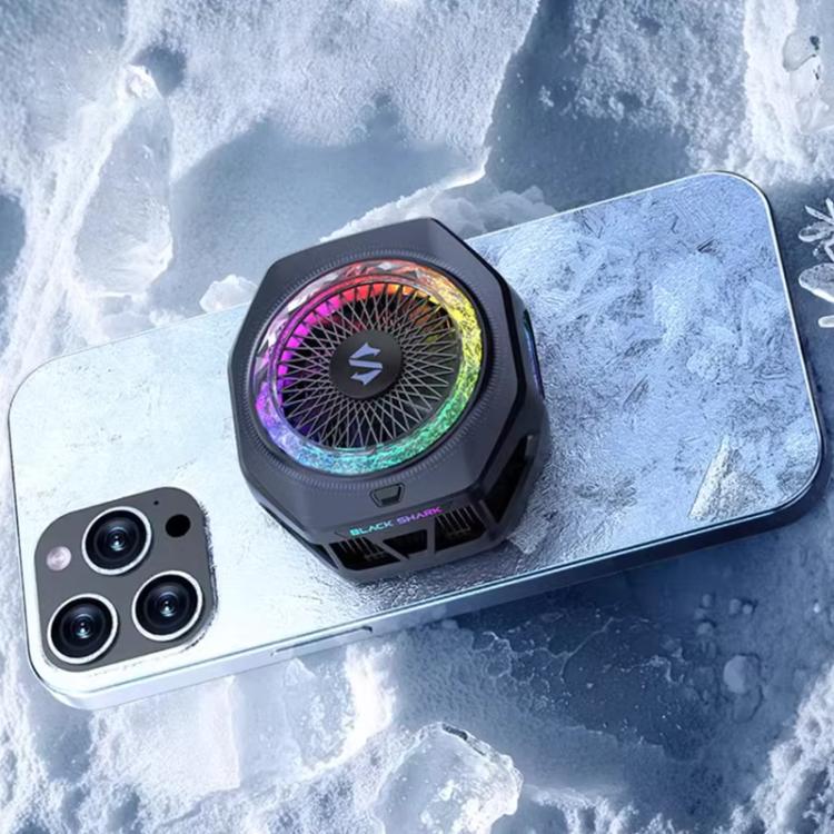 Black Shark Mag-Cooler 5 Pro Magnetic Semiconductor Cooling Back Clip Mobile Phone Radiator - Black