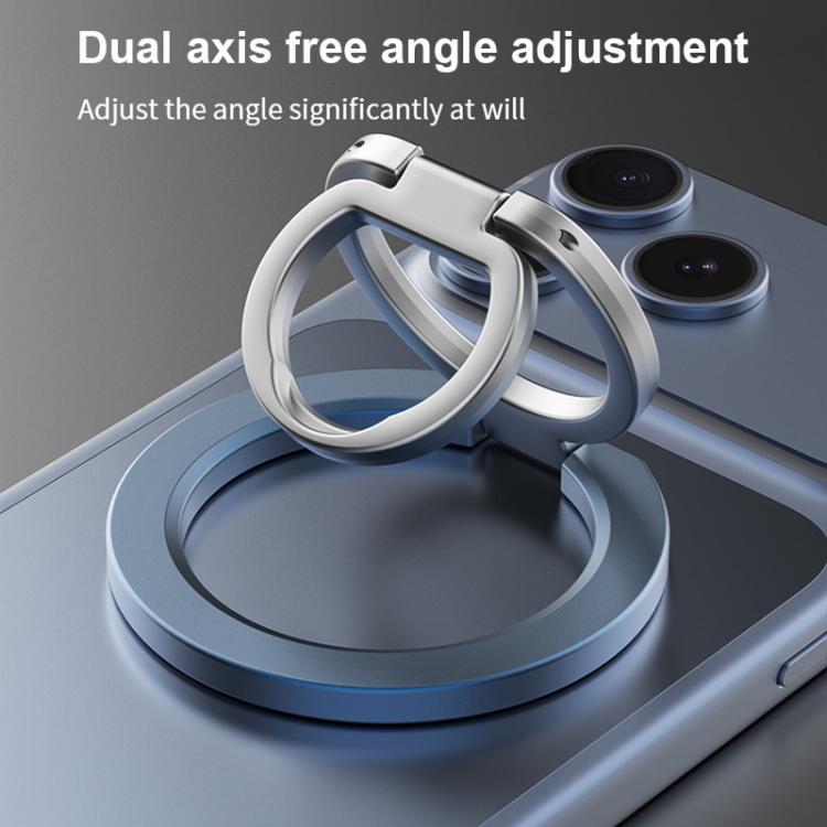 Multi-Functional 360 Degree Rotation Ring Buckle Magnetic Phone Holder