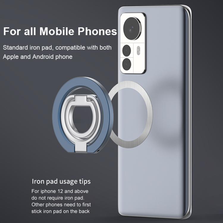 Multi-Functional 360 Degree Rotation Ring Buckle Magnetic Phone Holder