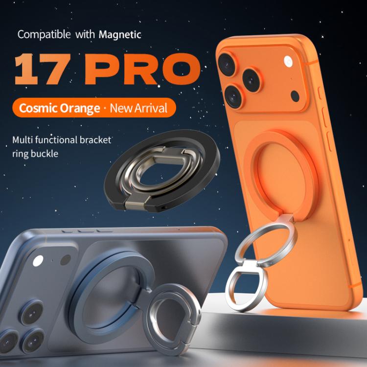 Multi-Functional 360 Degree Rotation Ring Buckle Magnetic Phone Holder