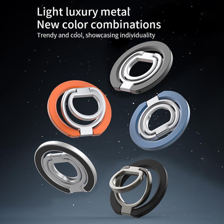 Multi-Functional 360 Degree Rotation Ring Buckle Magnetic Phone Holder