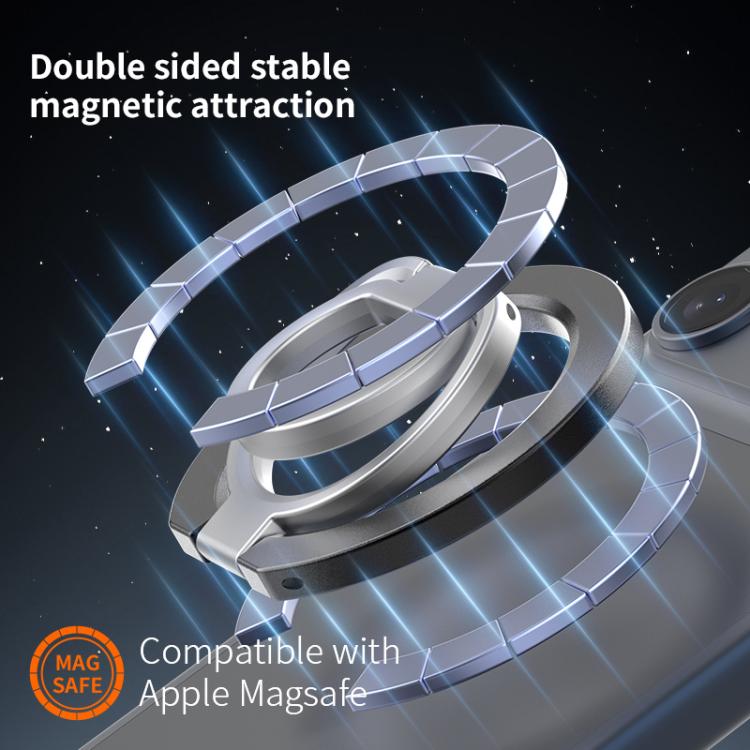 Multi-Functional 360 Degree Rotation Ring Buckle Magnetic Phone Holder