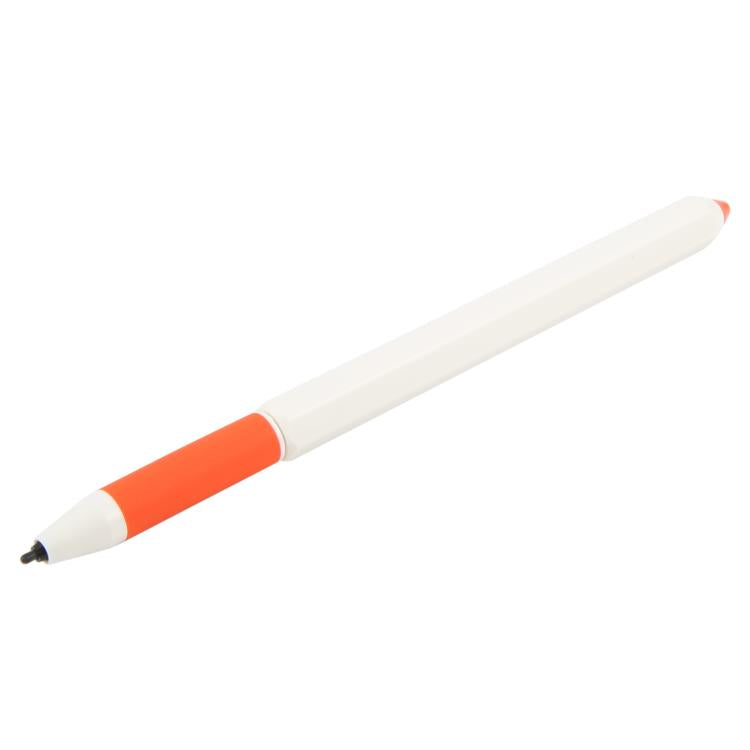 Portable Universal Magnetic Stylus Pen with Eraser Function - White Red