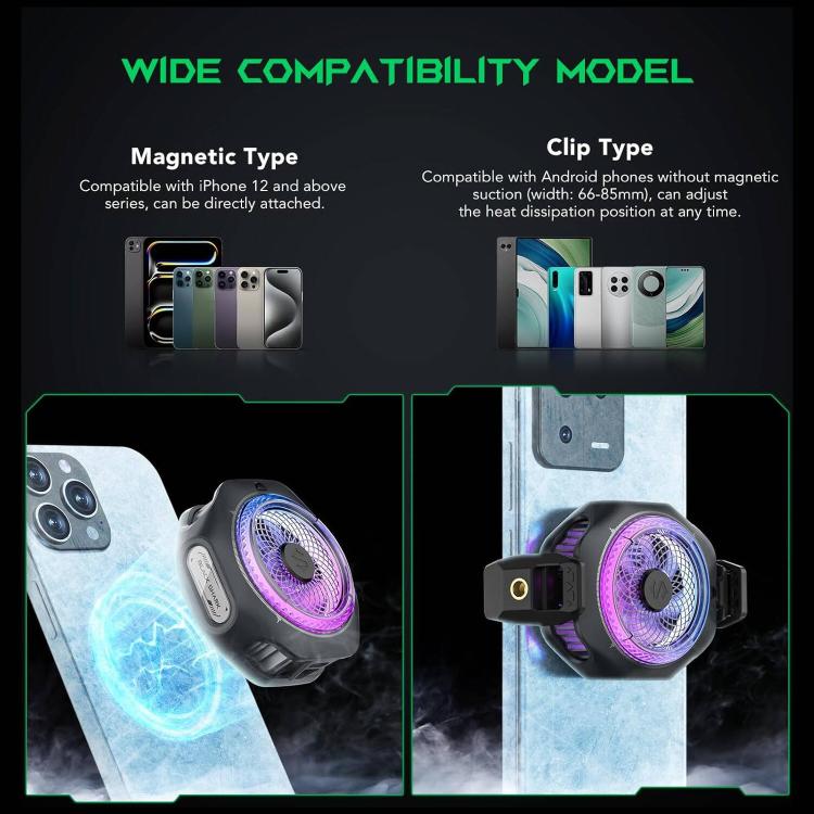 Black Shark Mag-Cooler 4 Pro 27W Magnetic Semiconductor Cooling Back Clip Phone Radiator