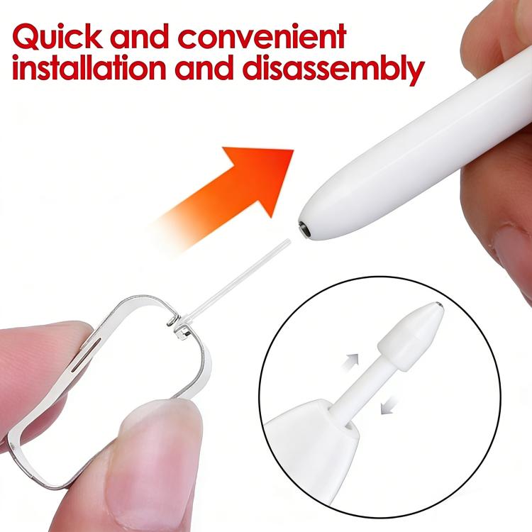 For Samsung Galaxy Tab S11 / S11 Ultra 5pcs/Set Stylus Pen Replacement Pencil Tips - White
