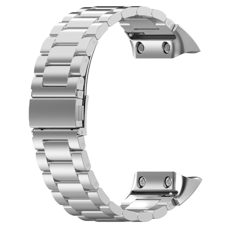 For Garmin Forerunner 35 / 30 xDfind Three Beads Stainless Steel Watch Band