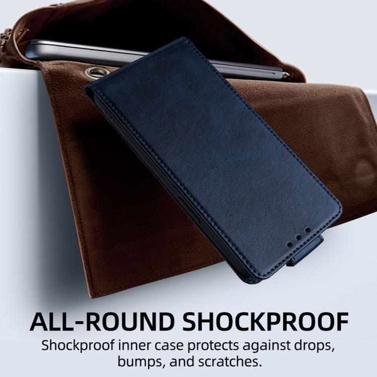 For Nokia C22 Vertical Flip Cover Solid Color Vegan Leather Phone Case with Crossbody Chain