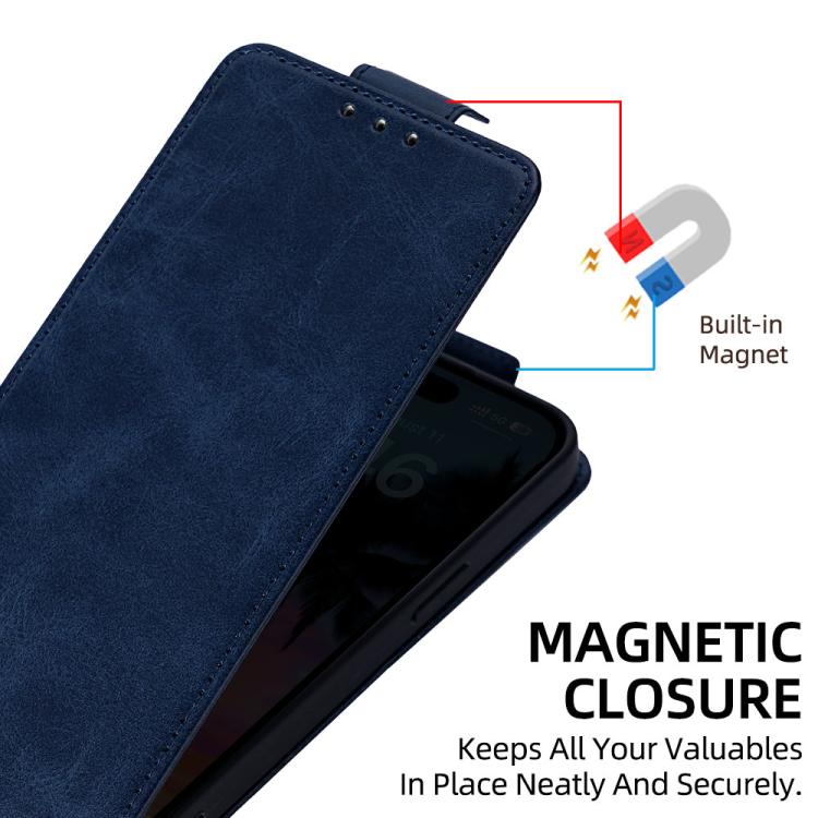 For iPhone 12 mini Vertical Flip Cover Solid Color Vegan Leather Phone Case with Crossbody Chain