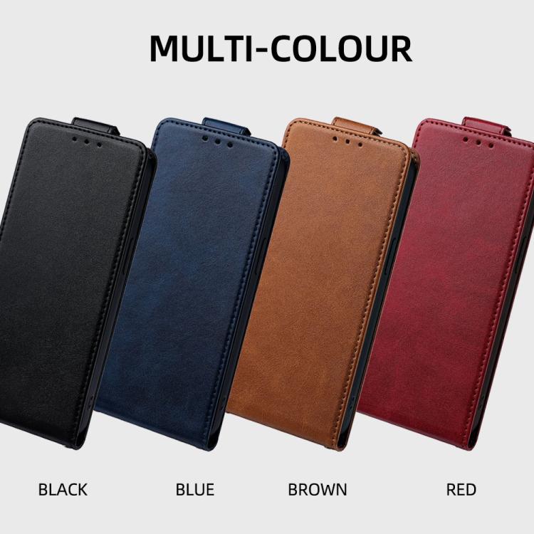 For OnePlus Ace 2 Vertical Flip Cover Solid Color Vegan Leather Phone Case with Crossbody Chain