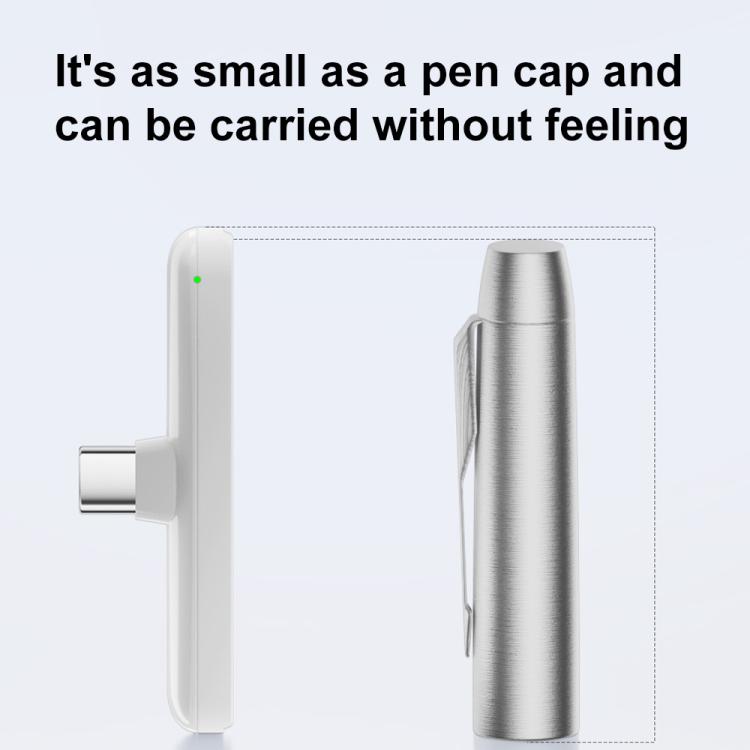 For Apple Pencil 2 Type-C Magnetic Charging Adapter - White