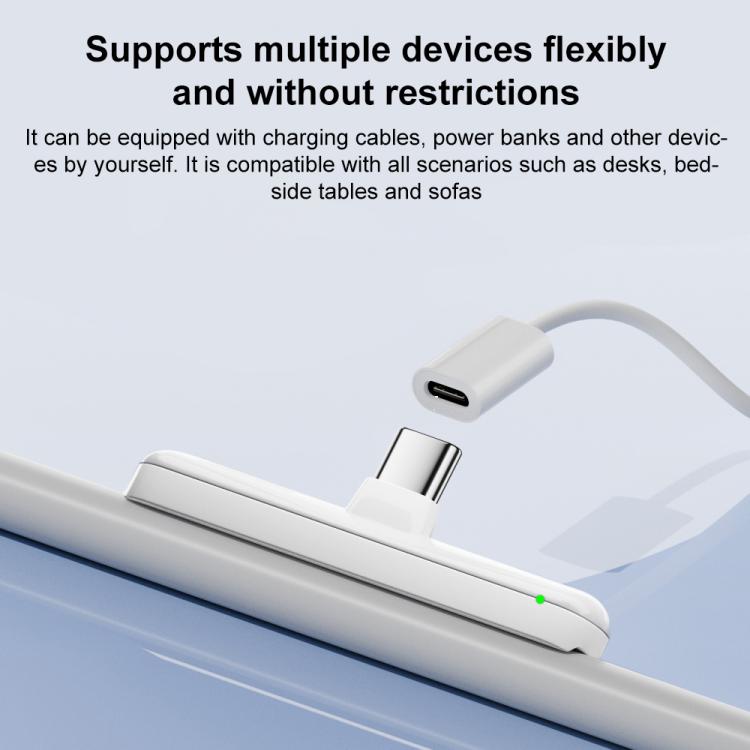 For Apple Pencil 2 Type-C Magnetic Charging Adapter - White