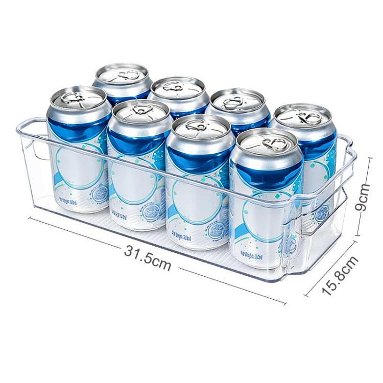 Refrigerator Transparent PET Storage Box Drawer-Type Food Preserving Container, Specification:Small Size