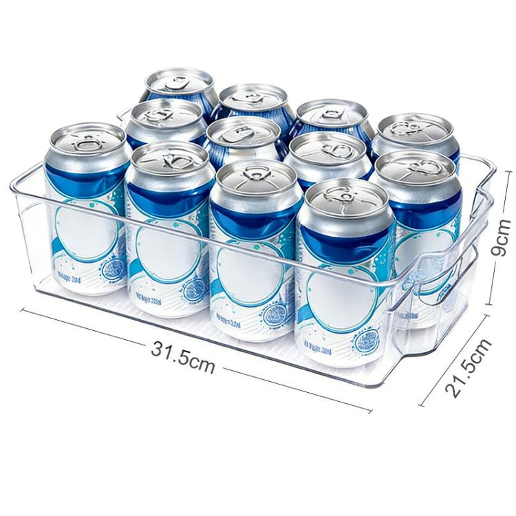 Refrigerator Transparent PET Storage Box Drawer-Type Food Preserving Container, Specification:Medium Size