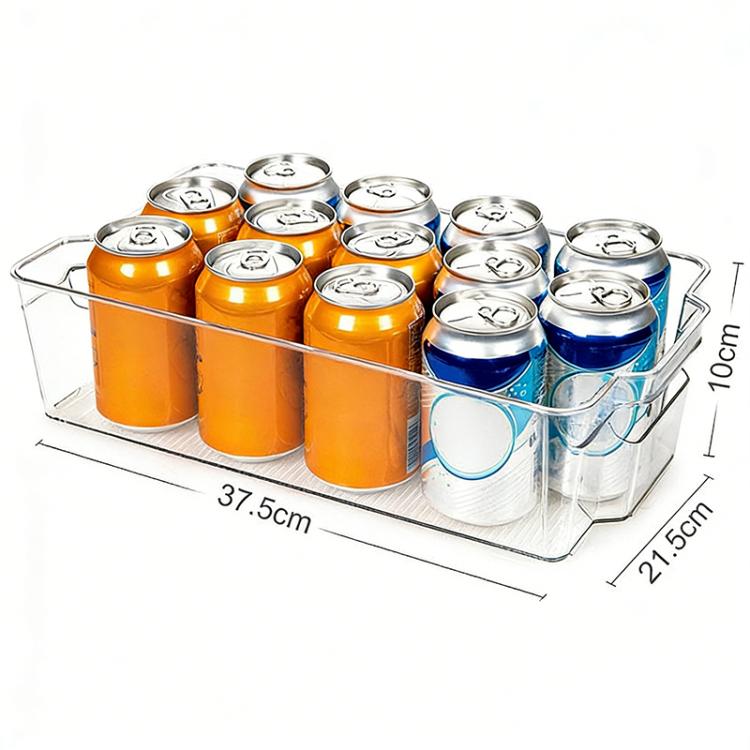 Refrigerator Transparent PET Storage Box Drawer-Type Food Preserving Container, Specification:Large Size