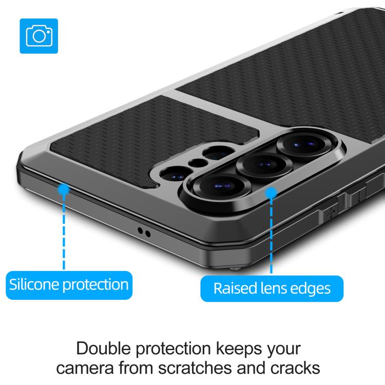 For Samsung Galaxy S26 Ultra 5G RedPepper Metal Triple-proof Heat Dissipation Phone Case