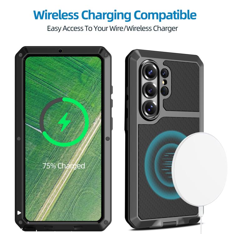For Samsung Galaxy S26 Ultra 5G RedPepper Metal Triple-proof Heat Dissipation Phone Case