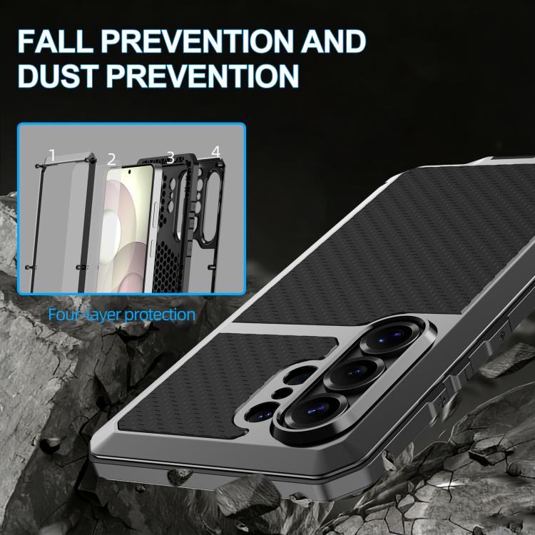 For Samsung Galaxy S26 Ultra 5G RedPepper Metal Triple-proof Heat Dissipation Phone Case