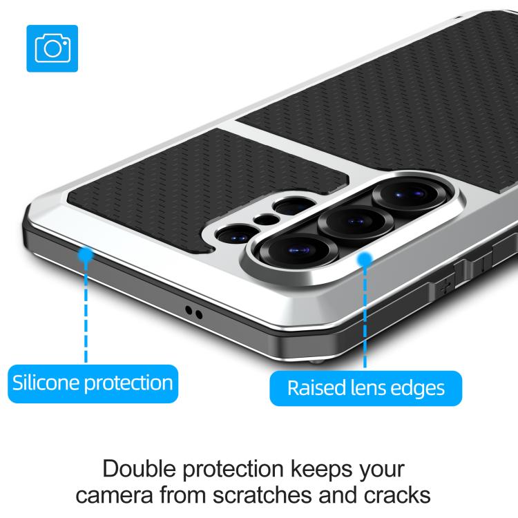 For Samsung Galaxy S26 Ultra 5G RedPepper Metal Triple-proof Heat Dissipation Phone Case
