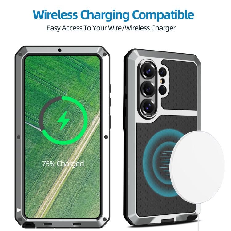 For Samsung Galaxy S26 Ultra 5G RedPepper Metal Triple-proof Heat Dissipation Phone Case