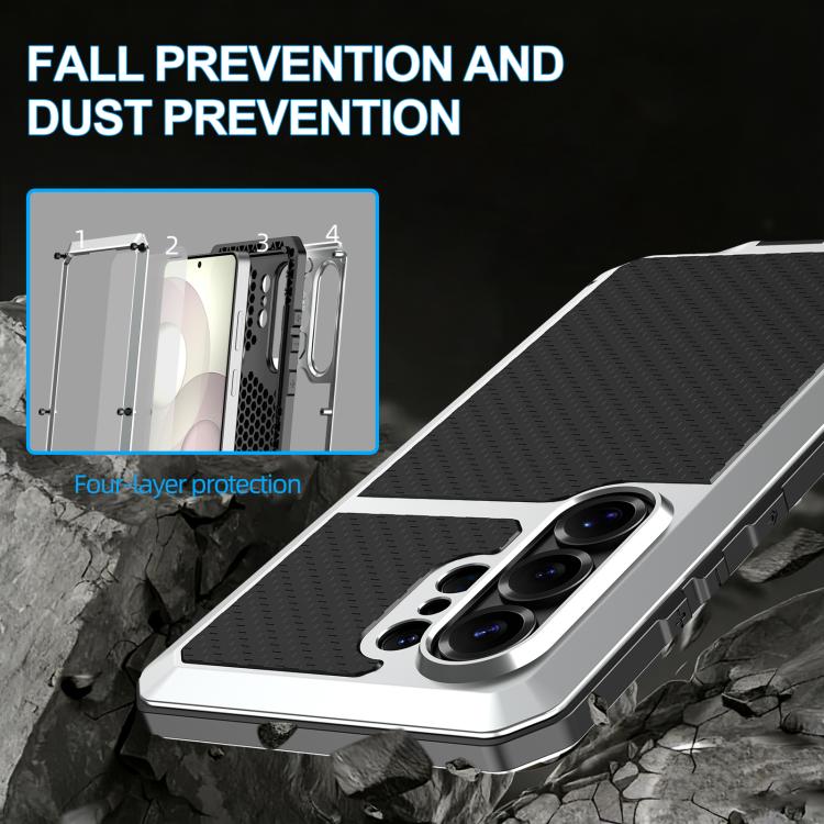 For Samsung Galaxy S26 Ultra 5G RedPepper Metal Triple-proof Heat Dissipation Phone Case