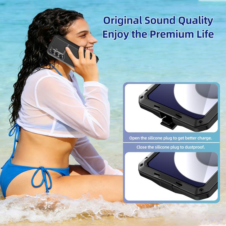 For Samsung Galaxy S26 5G RedPepper Metal Triple-proof Heat Dissipation Phone Case