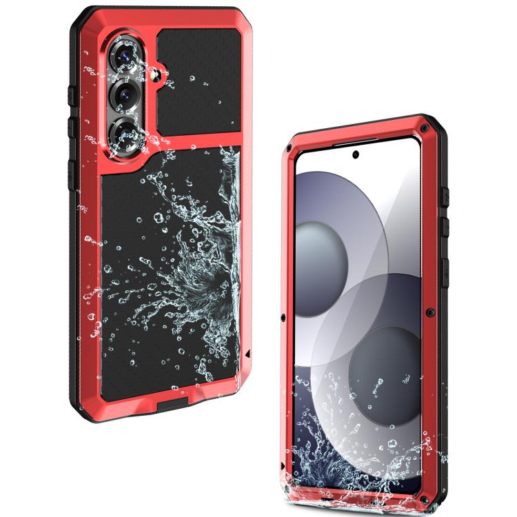 For Samsung Galaxy S26 5G RedPepper Metal Triple-proof Heat Dissipation Phone Case