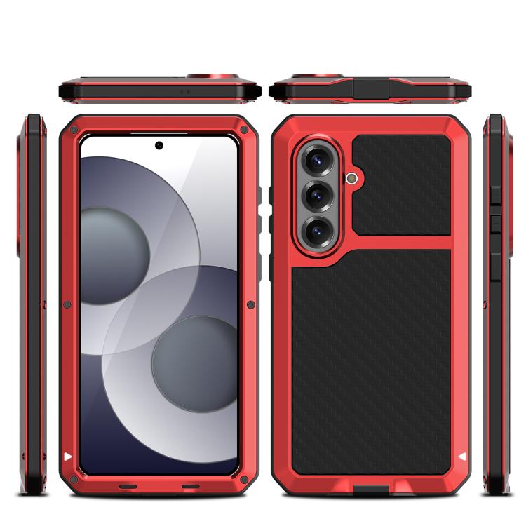 For Samsung Galaxy S26 5G RedPepper Metal Triple-proof Heat Dissipation Phone Case