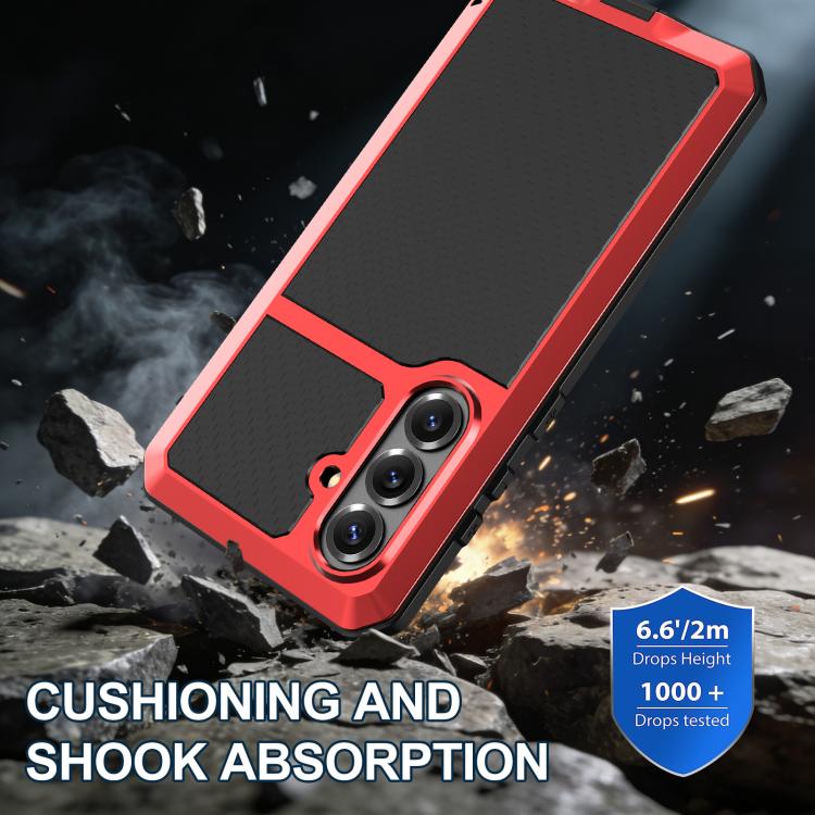 For Samsung Galaxy S26 5G RedPepper Metal Triple-proof Heat Dissipation Phone Case