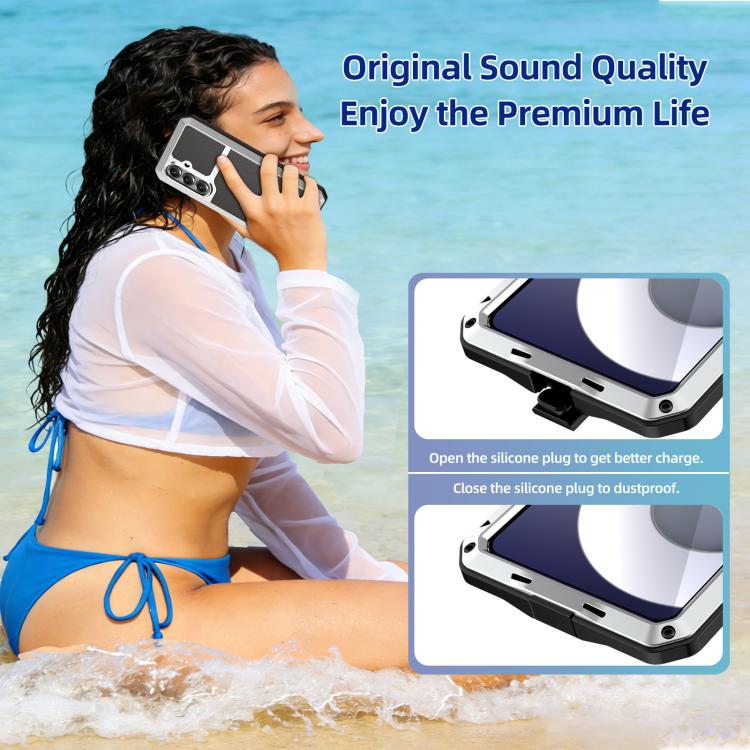 For Samsung Galaxy S26 5G RedPepper Metal Triple-proof Heat Dissipation Phone Case