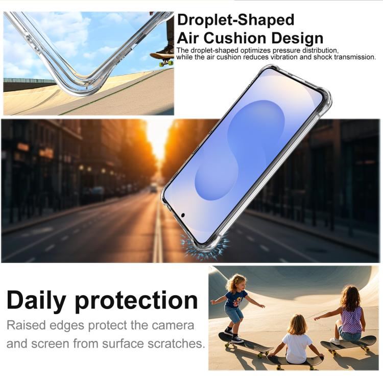 For Samsung Galaxy S26 5G imak Shockproof Airbag TPU Phone Case - Transparent