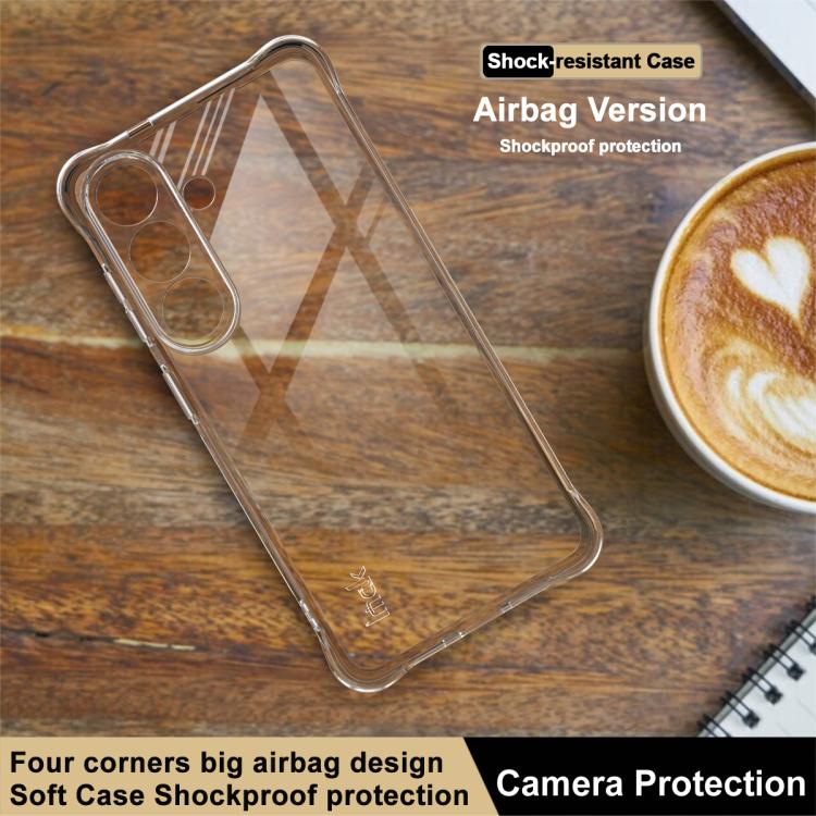For Samsung Galaxy S26 5G imak Shockproof Airbag TPU Phone Case - Transparent
