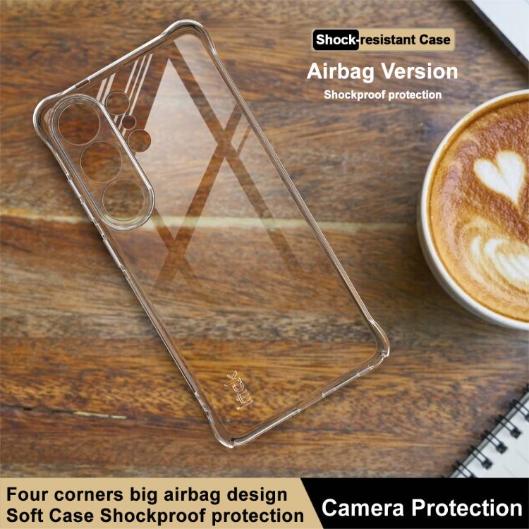 For Samsung Galaxy S26 Ultra 5G imak Shockproof Airbag TPU Phone Case - Transparent