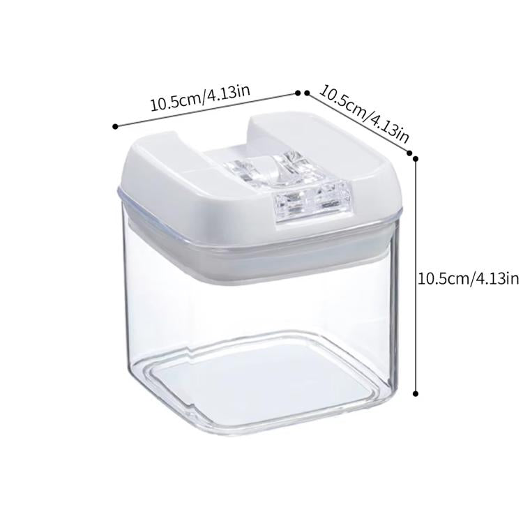 500ML Food-Grade Moistureproof Sealed Storage Containers for Grains and Cereals - Transparent