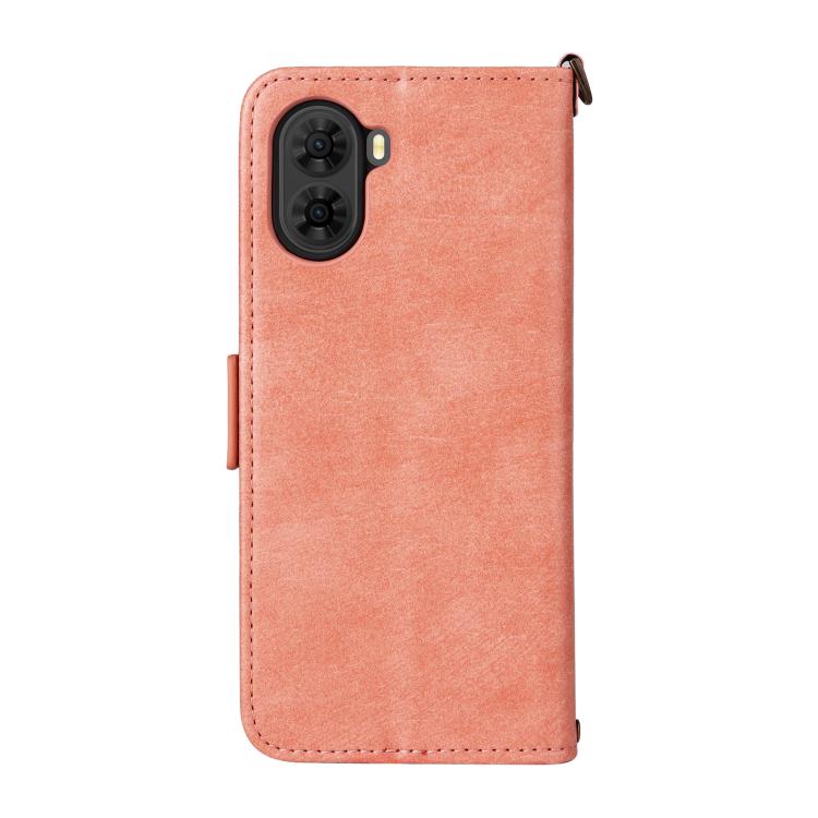 For ZTE nubia S2 504ZT Multi-card Slots Crossbody Cowhide Leather Phone Case