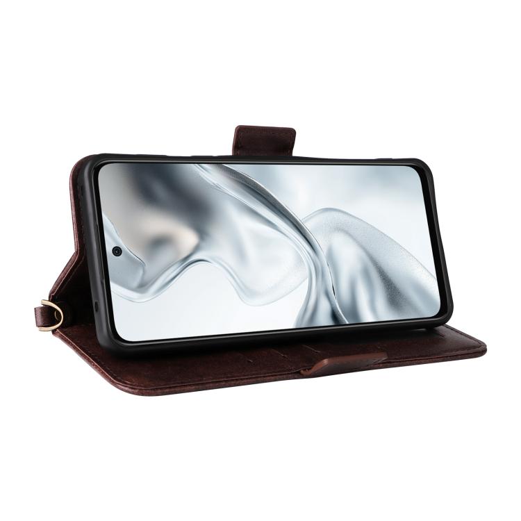 For ZTE nubia S2e / S2R / S2 Lite Multi-card Slots Crossbody Cowhide Leather Phone Case