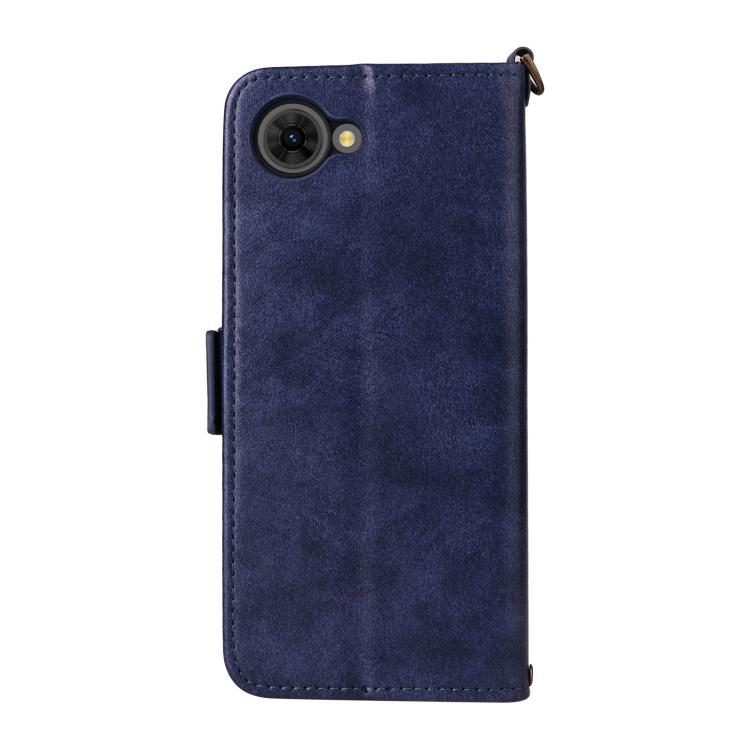 For ZTE nubia S2e / S2R / S2 Lite Multi-card Slots Crossbody Cowhide Leather Phone Case