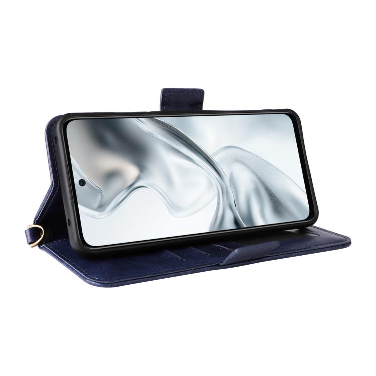 For ZTE nubia S2e / S2R / S2 Lite Multi-card Slots Crossbody Cowhide Leather Phone Case