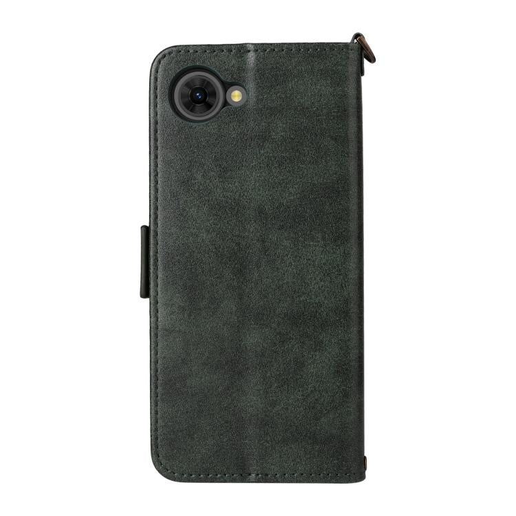 For ZTE nubia S2e / S2R / S2 Lite Multi-card Slots Crossbody Cowhide Leather Phone Case