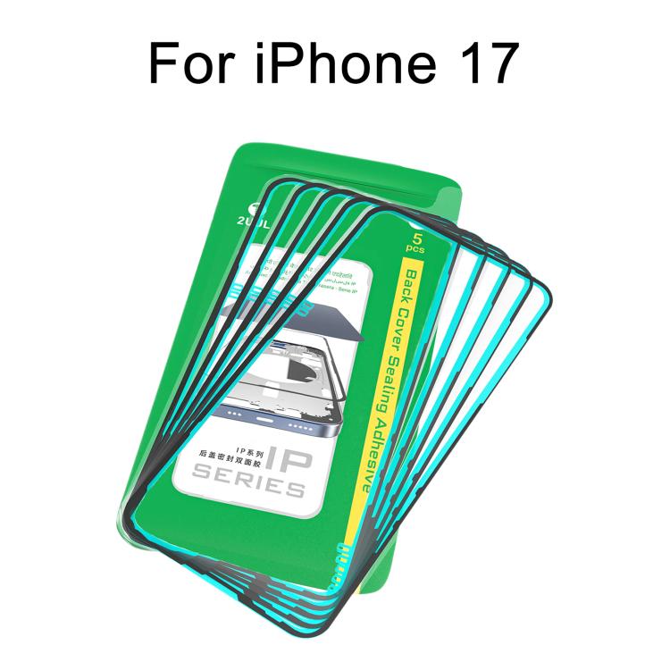 For iPhone 17 2UUL IP Series Back Cover Sealing Adhesive  - 5pcs/Box