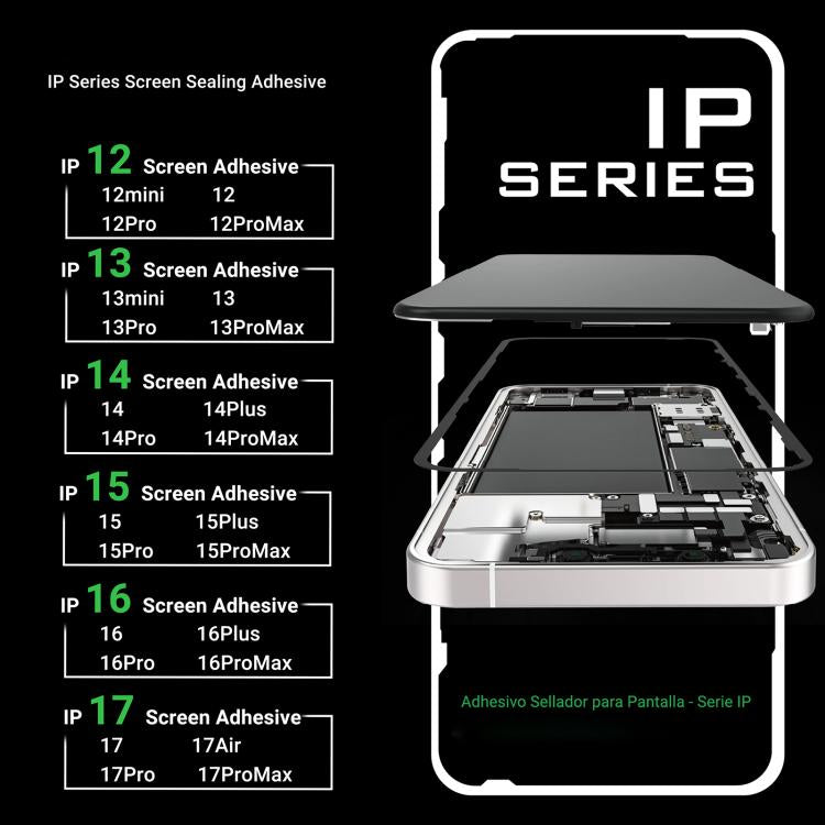 For iPhone 16 Pro 2UUL IP Series Screen Sealing Adhesive  - 5pcs/Box