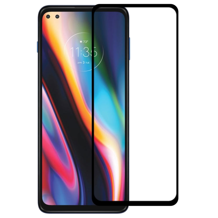 For Motorola Moto G 5G Plus Full Glue Full Screen Tempered Glass Film