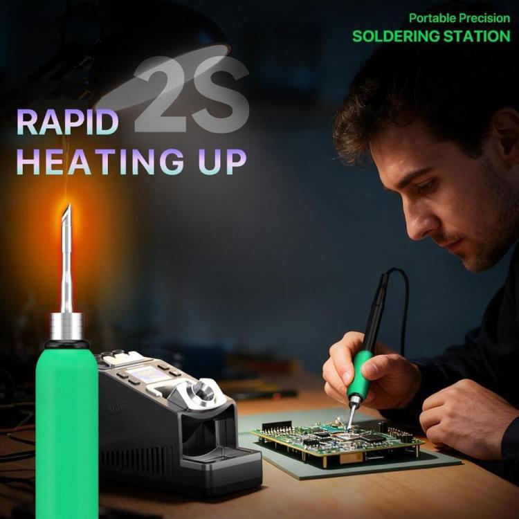MECHANIC X60 Pro Portable Precision Soldering Station Compatible with 115 / 210 Soldering Handles, Plug:US Plug
