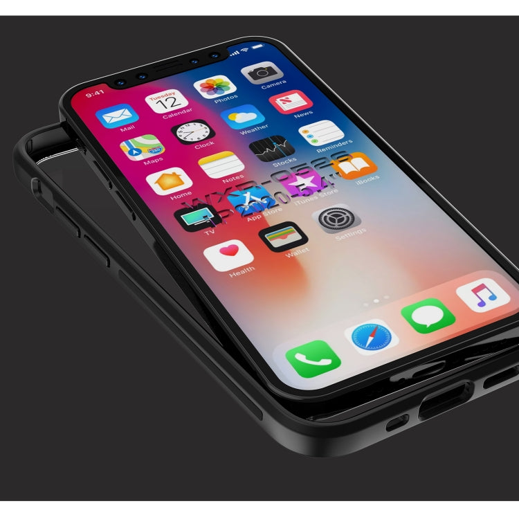 For iPhone 12 mini Shockproof Transparent TPU + Acrylic Protective Case with Ring Holder