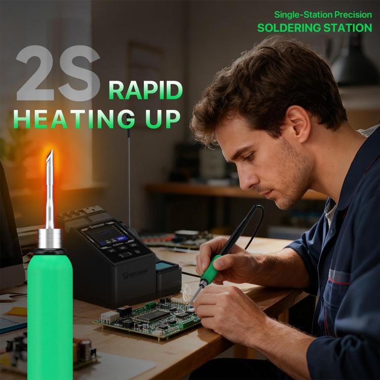 MECHANIC X200 Pro Pen-Style Smart Temperature-Adjustable Soldering Station, Plug:EU Plug