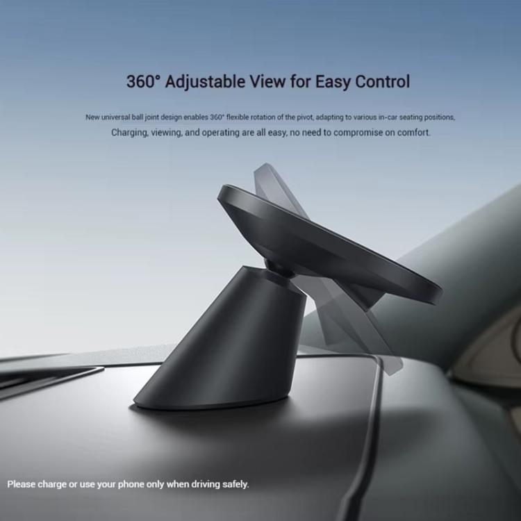 Original Xiaomi 30W Car Magnetic Wireless Charger - Black