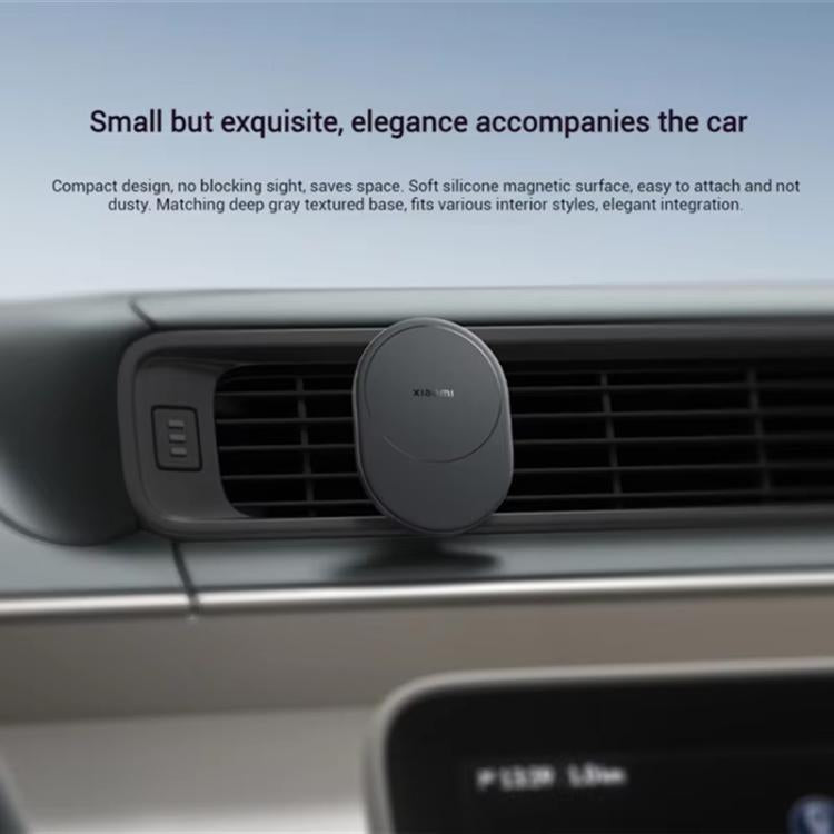 Original Xiaomi 30W Car Magnetic Wireless Charger - Black