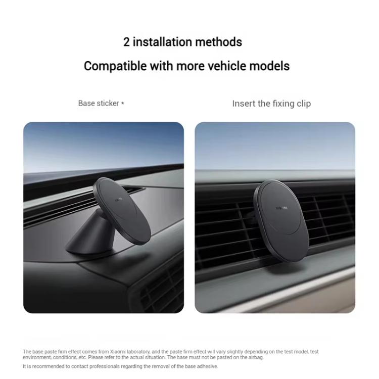 Original Xiaomi 30W Car Magnetic Wireless Charger - Black
