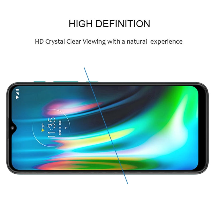 For Motorola Moto G9 (India) 25 PCS Full Glue Full Screen Tempered Glass Film